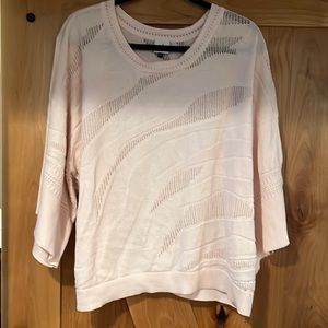 CAbi light pink sweater size XL